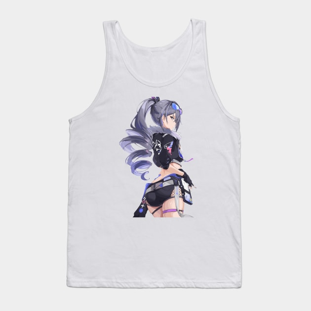 Silver Wolf Honkai Star Rail Tank Top by abdul rahim